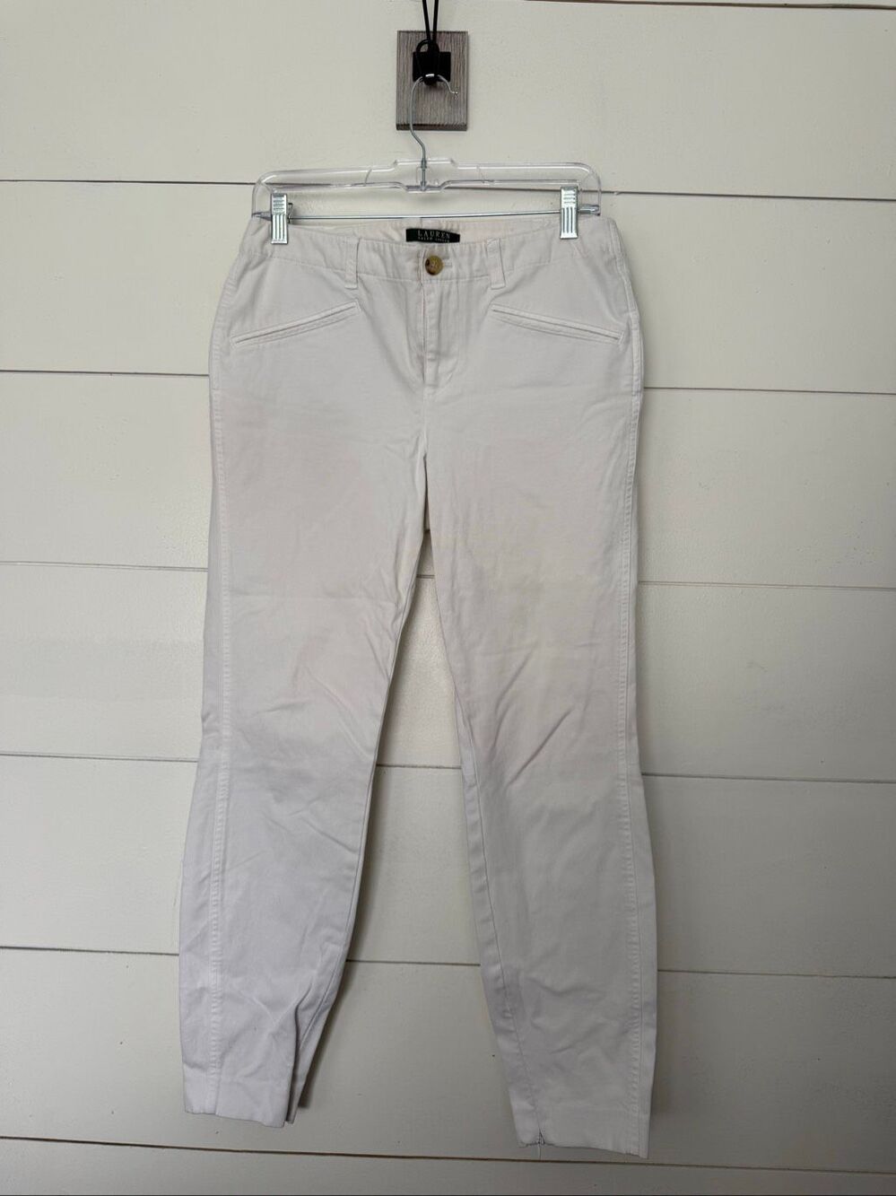 Lauren Ralph Lauren Women’s 8 White Jeans Denim